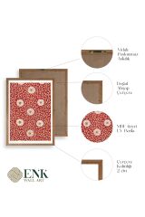 Çiçekler Ahşap Çerçeveli Tablo 50 x 70