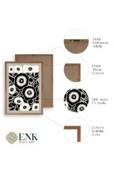 Çiçek Ahşap Çerçeveli Tablo 50 x 70