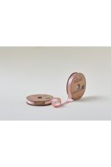 Biye Saten Katlı 097 Pudra 2 cm 25 Metre %100 Polyester