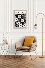 Çiçek Ahşap Çerçeveli Tablo 23 x 30