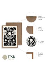 Desen Ahşap Çerçeveli Tablo 17 x 23