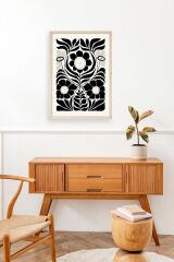 Desen Ahşap Çerçeveli Tablo 17 x 23