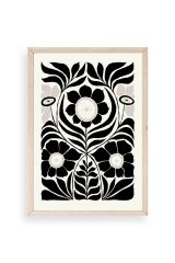 Desen Ahşap Çerçeveli Tablo 50 x 70