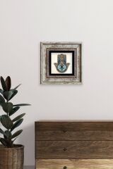 Fatma Ana Eli Çerçeveli Taş Tablo 20 cm