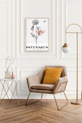 Çiçek Ahşap Çerçeveli Tablo 50 x 70