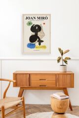 Joan Miro Ahşap Çerçeveli Tablo 30 x 42