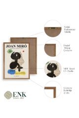Joan Miro Ahşap Çerçeveli Tablo 30 x 42