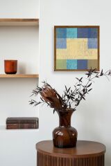 Kare Ahşap Çerçeveli Tablo 50 x 50