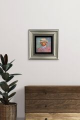 Van Gogh Çerçeveli Taş Tablo 20 cm