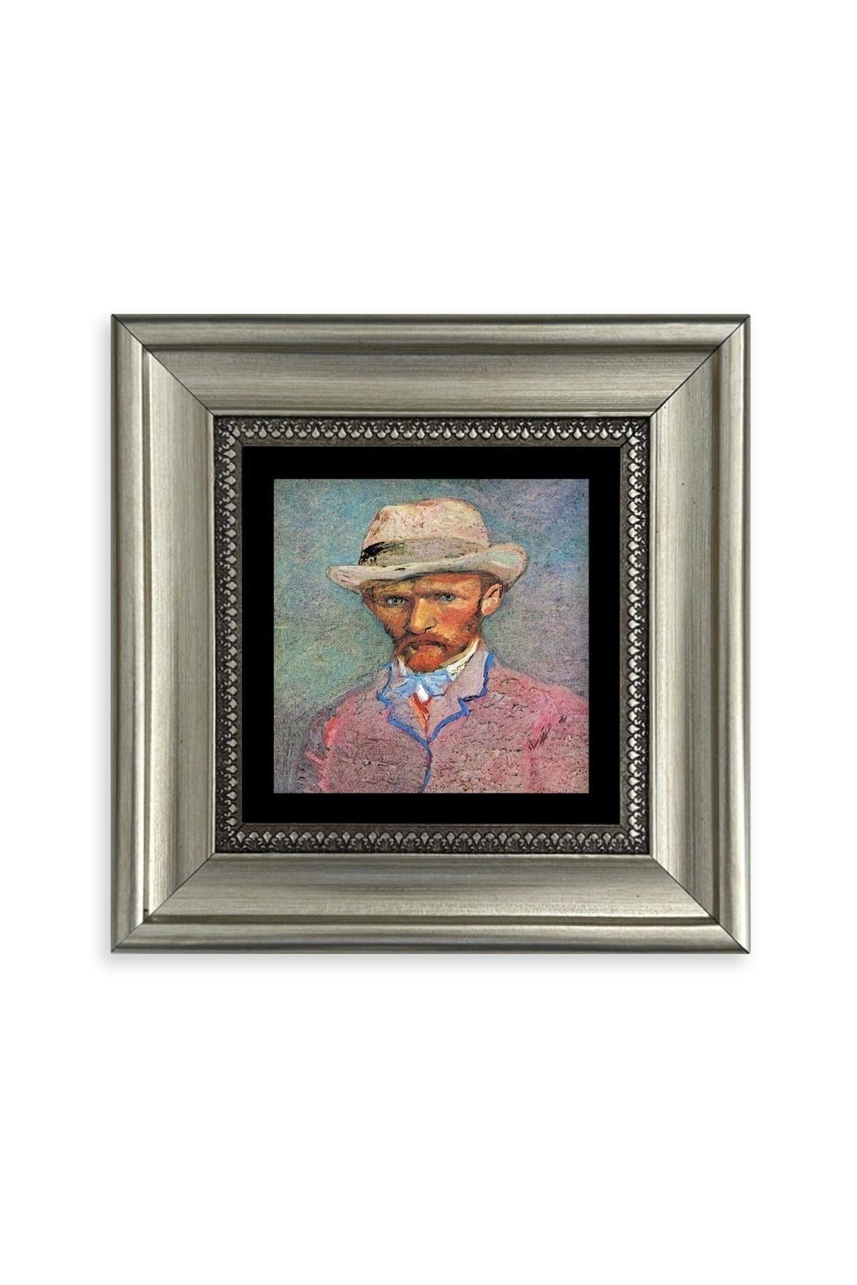 Van Gogh Çerçeveli Taş Tablo 20 cm