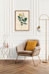 Çiçek Ahşap Çerçeveli Tablo 23 x 30