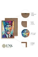 Atatürk Ahşap Çerçeveli Tablo 50 x 70