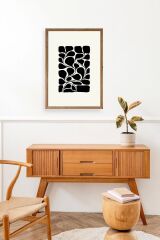 Desen Ahşap Çerçeveli Tablo 50 x 70