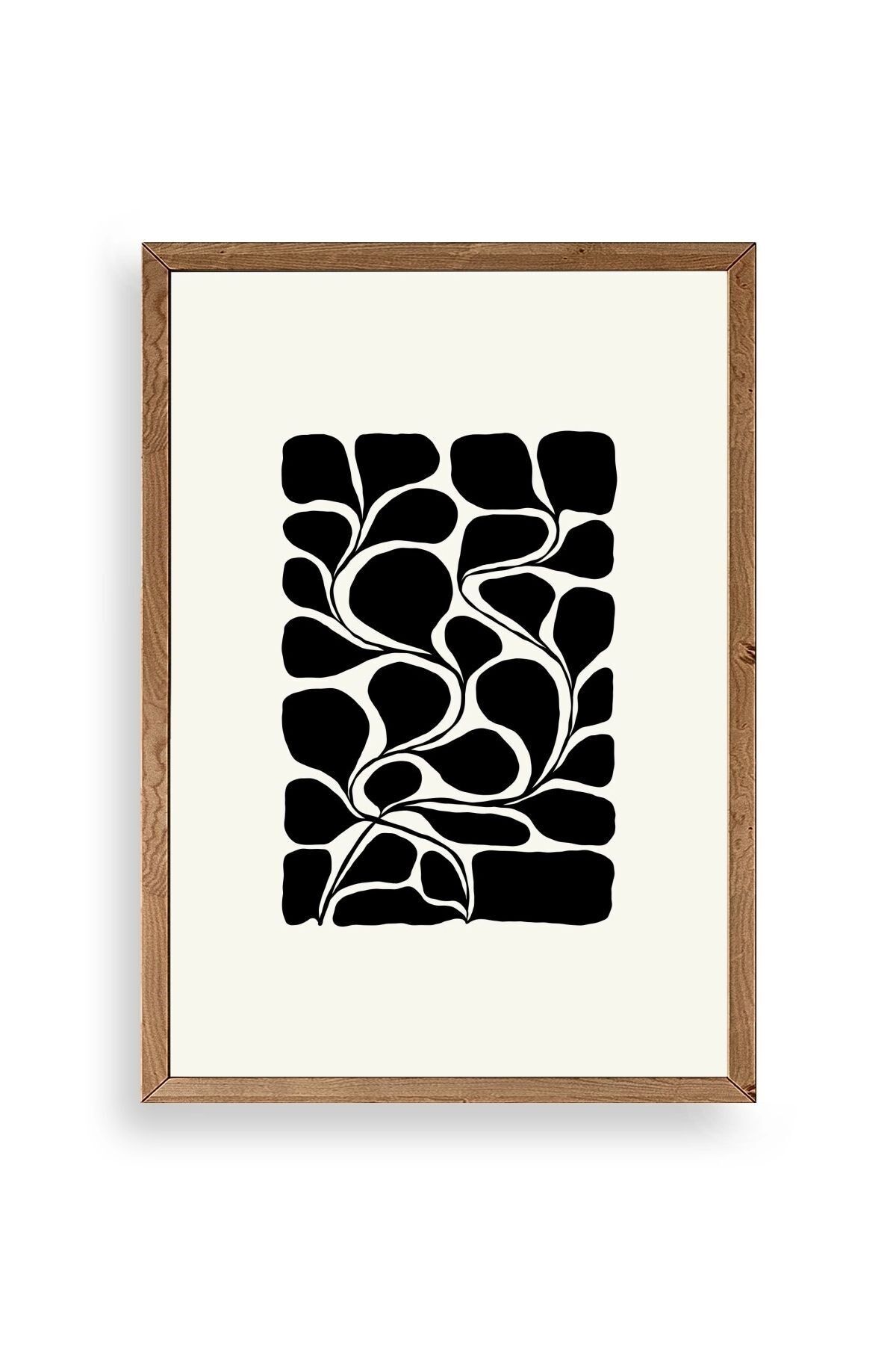 Desen Ahşap Çerçeveli Tablo 50 x 70