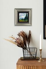 Van Gogh Çerçeveli Taş Tablo 20 cm