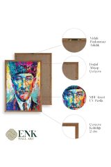 Atatürk Ahşap Çerçeveli Tablo 30 x 42