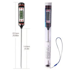 BUFFER® Dijital Gıda Termometresi Süt,Et,Yoğurt Mayalama,Mama Derecesi Ölçer Gıda Termometresi