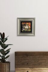 Van Gogh Çerçeveli Taş Tablo 20 cm