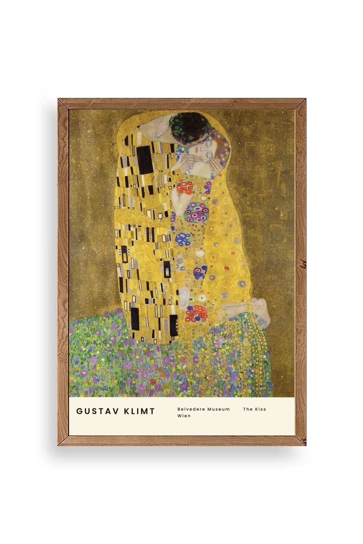 Gustav Klimt Ahşap Çerçeveli Tablo 50 x 70