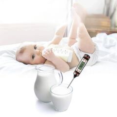 BUFFER® Dijital Gıda Termometresi Süt,Et,Yoğurt Mayalama,Mama Derecesi Ölçer Gıda Termometresi