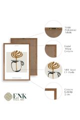 Kahve Ahşap Çerçeveli Tablo 30 x 42