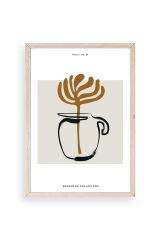 Kahve Ahşap Çerçeveli Tablo 23 x 30