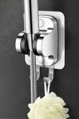 BUFFER® Kendiliğinden Güçlü Yapışkanlı Askılı Duş Başlık Tutucu