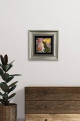 Kadın Çerçeveli Taş Tablo 20 cm