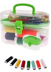 İplik Set Oval Plastik Dikiş Seti