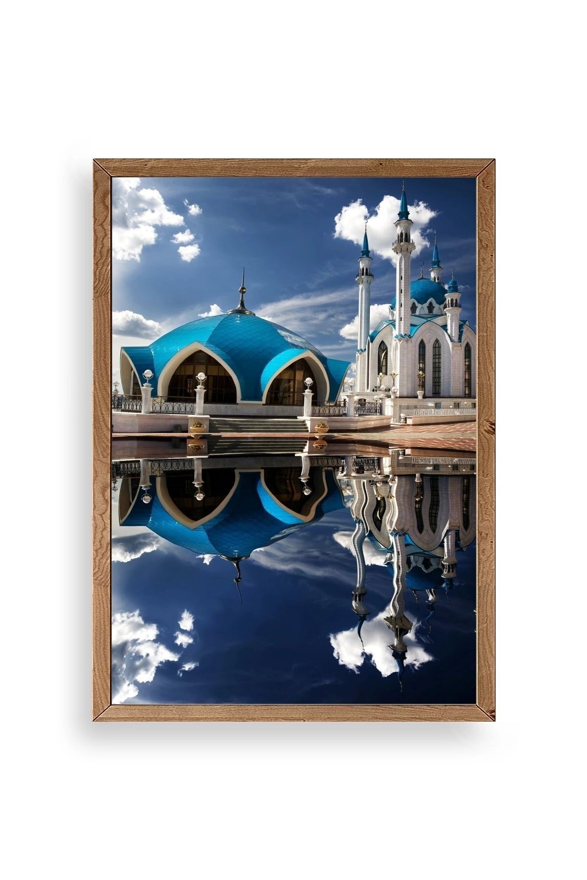 Kabe Camii Ahşap Çerçeveli Tablo 30 x 42