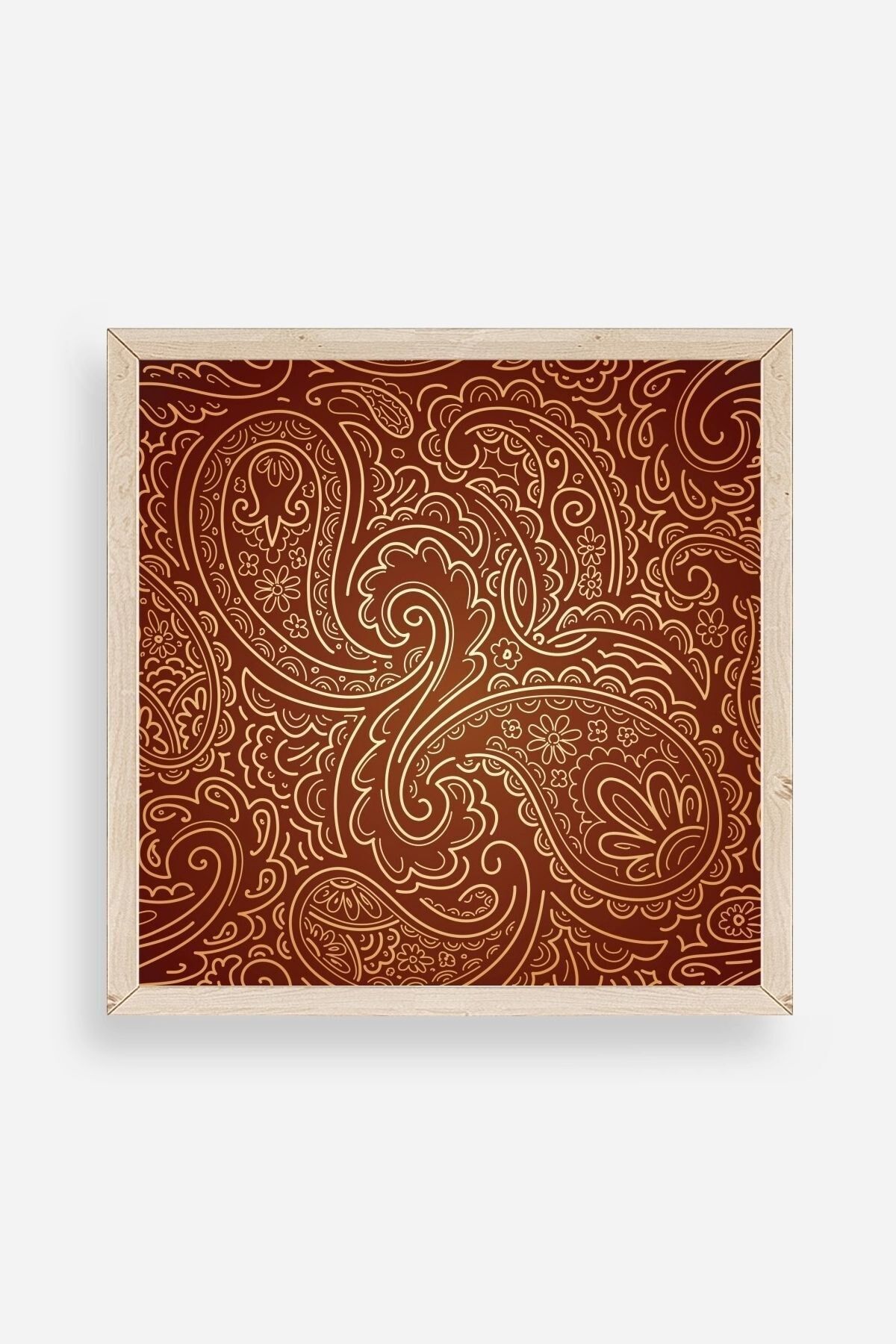 Motif Ahşap Çerçeveli Tablo 50 x 50
