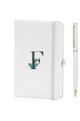 F Harfi Çiçek Baskılı Defter