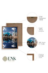 Kabe Camii Ahşap Çerçeveli Tablo 50 x 70