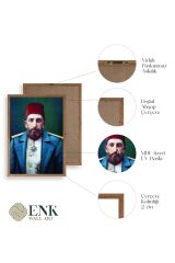 Abdülhamit Ahşap Çerçeveli Tablo 50 x 70