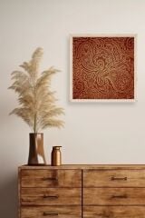 Motif Ahşap Çerçeveli Tablo 23 x 23