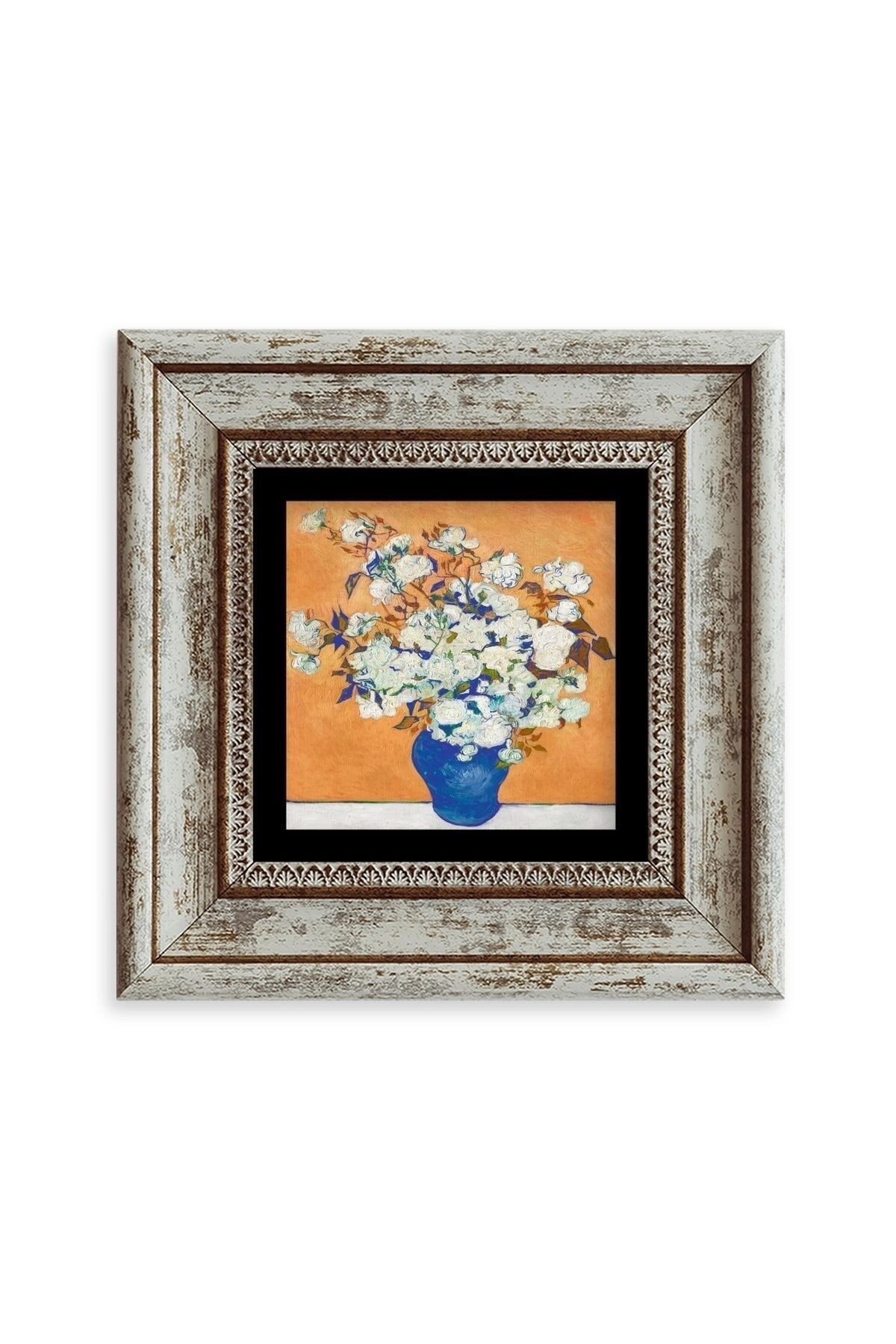 Van Gogh Çerçeveli Taş Tablo 20 cm
