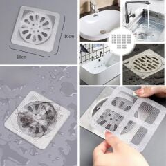 BUFFER® 10'lu Banyo ve Mutfak Lavabo Koku Önleyici ve Haşere Böcek Önleyici Gider Filtresi