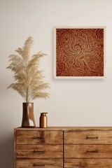 Motif Ahşap Çerçeveli Tablo 42 x 42