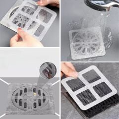 BUFFER® 10'lu Banyo ve Mutfak Lavabo Koku Önleyici ve Haşere Böcek Önleyici Gider Filtresi