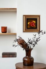 Nar Çerçeveli Taş Tablo 20 cm