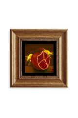 Nar Çerçeveli Taş Tablo 20 cm