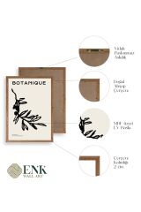 Yaprak Ahşap Çerçeveli Tablo 50 x 70