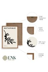 Yaprak Ahşap Çerçeveli Tablo 17 x 23