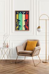 Jazz Ahşap Çerçeveli Tablo 30 x 42
