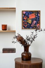 Modern Ahşap Çerçeveli Tablo 23 x 23