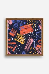 Modern Ahşap Çerçeveli Tablo 23 x 23