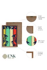 Jazz Ahşap Çerçeveli Tablo 23 x 30