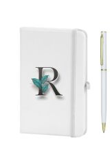R Harfi Çiçek Baskılı Defter
