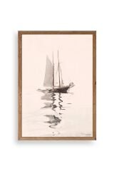 Plakaty Palma Ahşap Çerçeveli Tablo 50 x 70