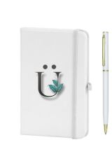 Ü Harfi Çiçek Baskılı Defter